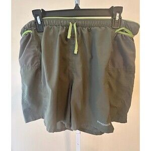 Women’s Patagonia Stride Pro running shorts 2 Toned Olive Green Size XL